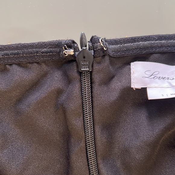 Lovers and Friends Lolita Black Strapless Jumpsuit Size 5 - Picture 5 of 6